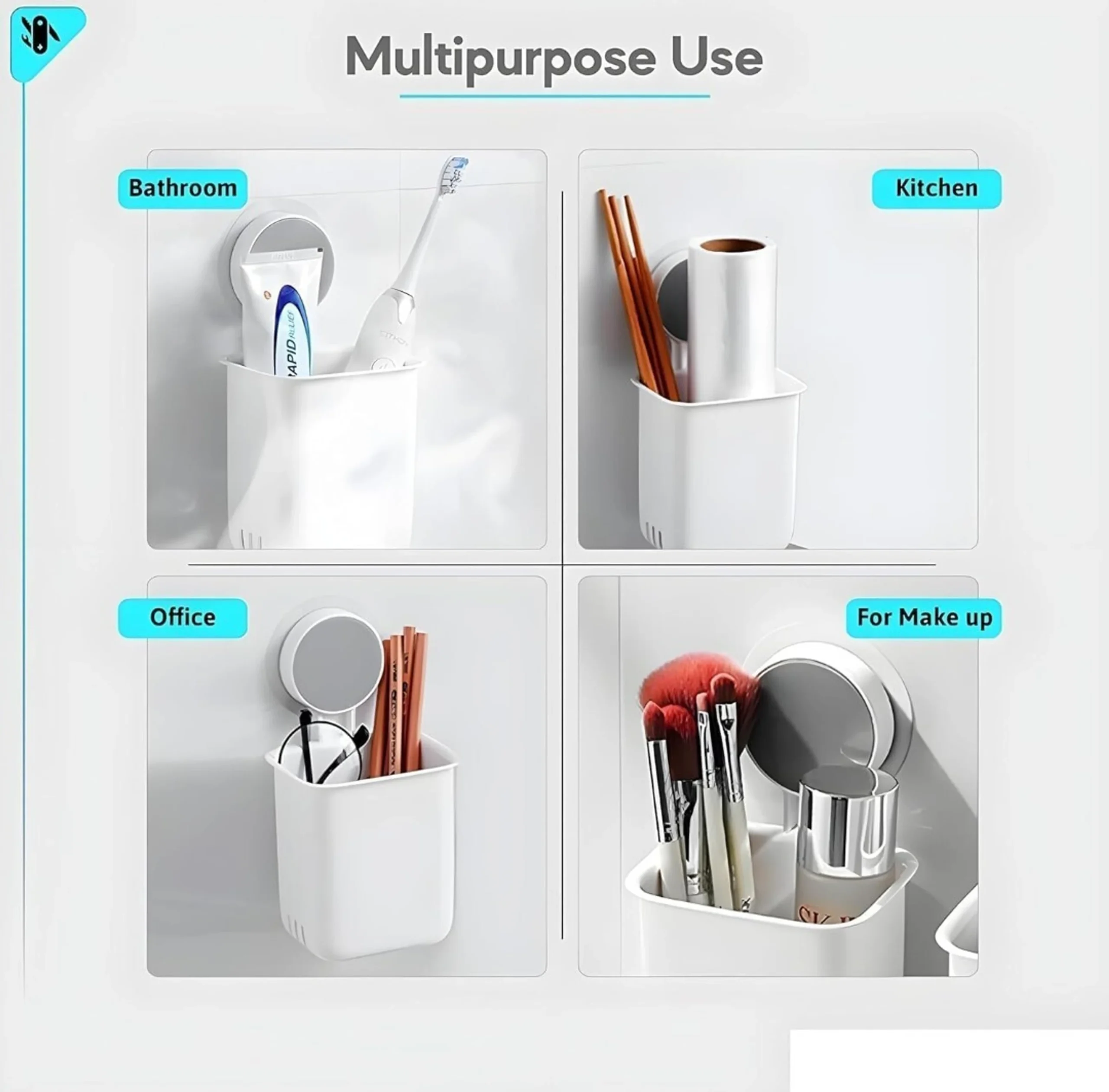 KYASO Toothbrush holder rack self - Image 3