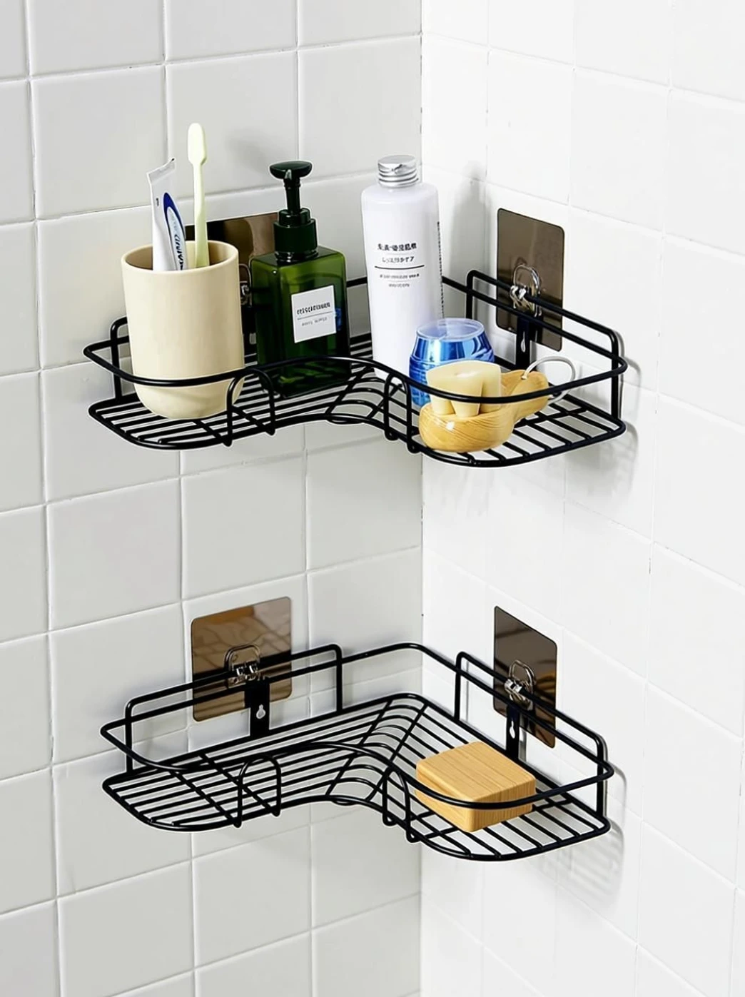 KYASO stainless steel corner shelf for bathroom Steel Wall Shelf - Image 4