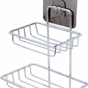 KYASO Soap Rack (Pack of 2) Stainless Steel Wall Shelf